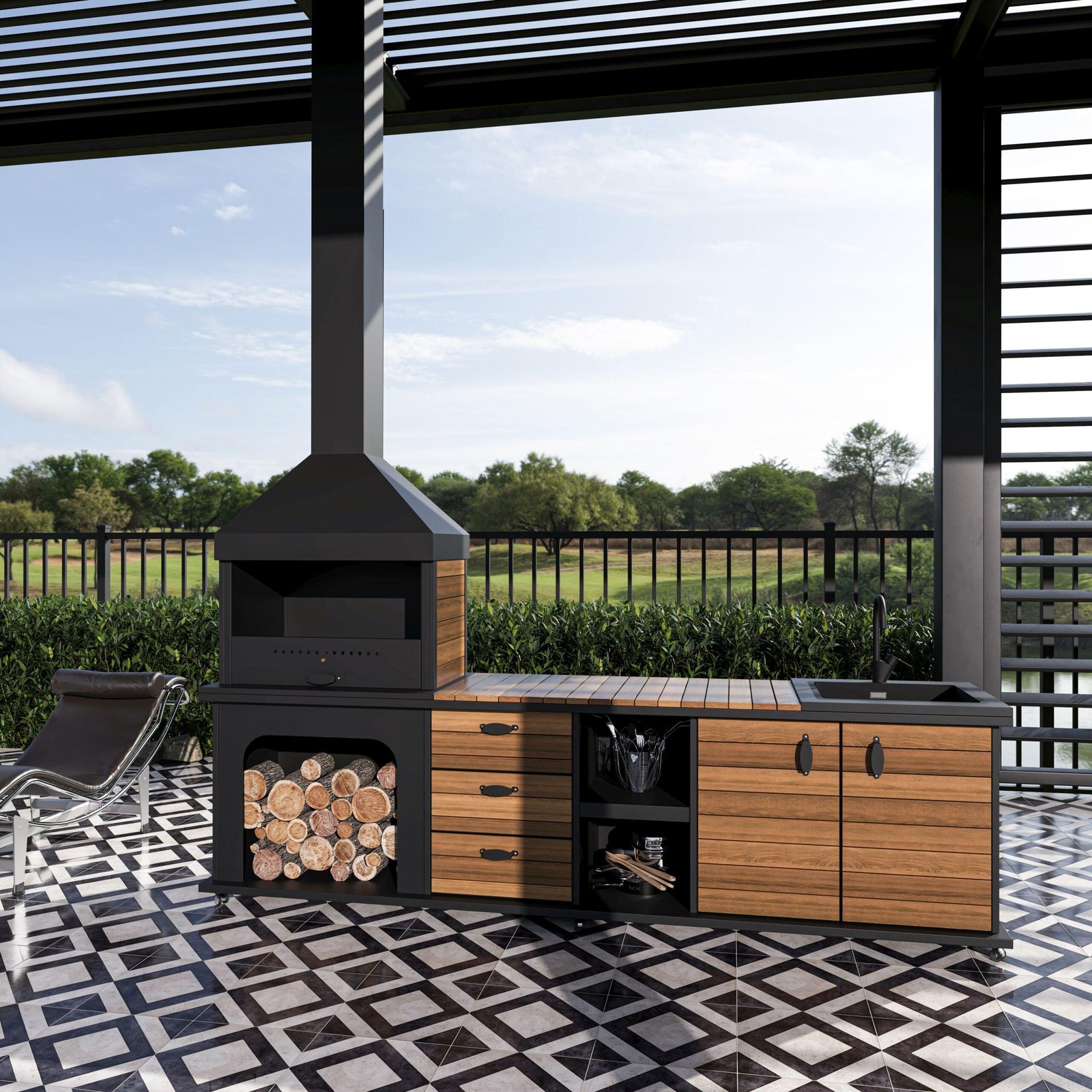 2,8m fırınsız - Render